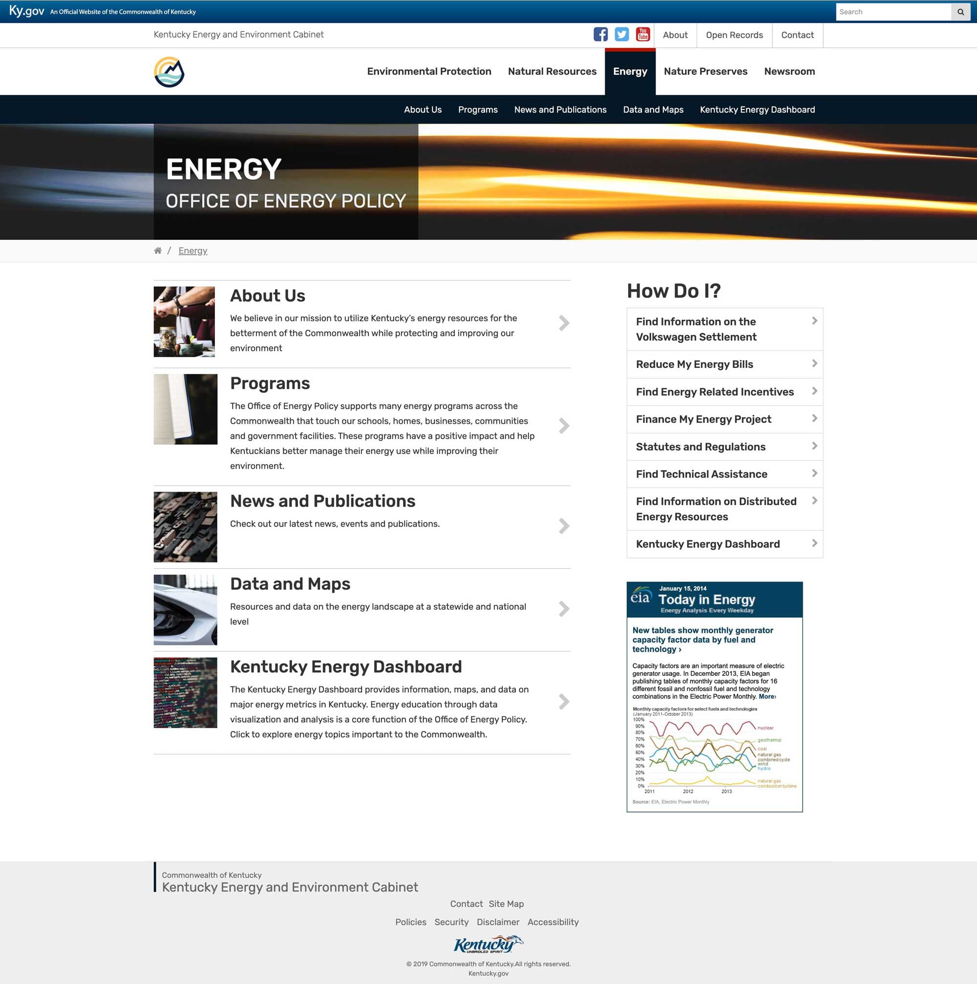 EEC energy office interior page.